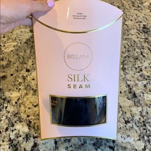 Bellami silk seam 16” 140g dark brown extensions